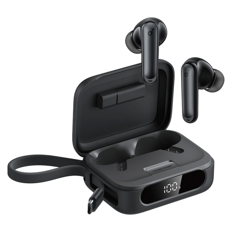 هدفون بلوتوثی انکر مدل SoundCore P41i با نویز کنسلینگ فعال، دارای 6 میکروفون مکالمه با فناوری هوش مصنوعی، عمر باتری 12 ساعت، قابل استفاده بهعنوان پاور بانک، بلوتوث 5.3 و مقاوم در برابر پاشش آب و گرد و غبار