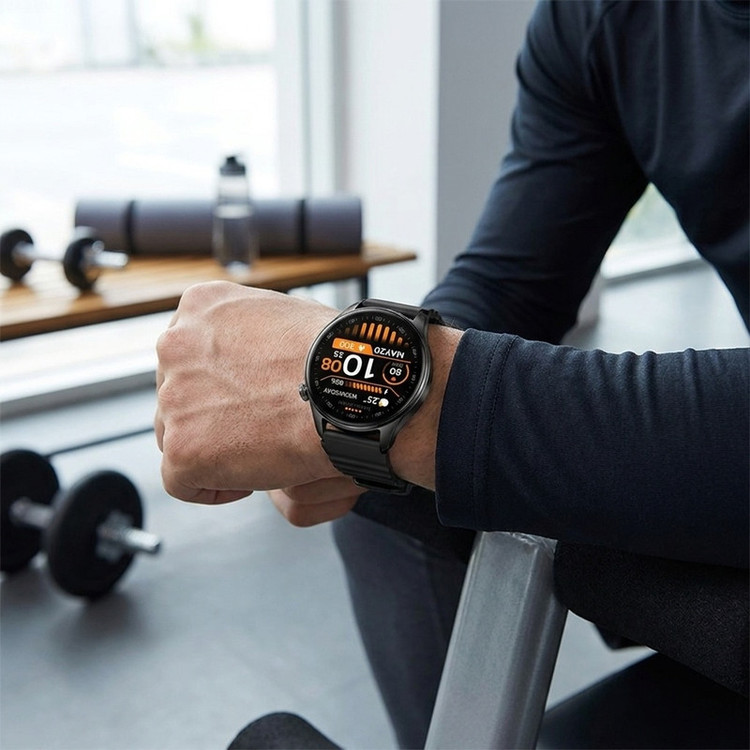 ساعت هوشمند 47 میلیمتری هایلو مدل Watch 4S با بند سیلیکونی